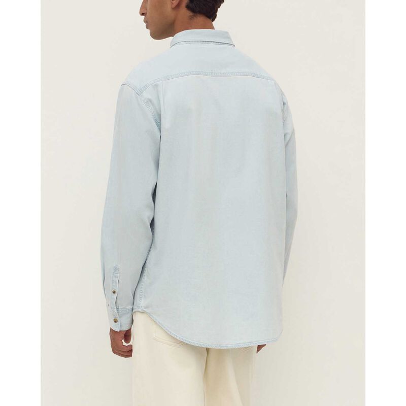 Assembly Label Denim Long Sleeve Shirt Pale Blue image number 1